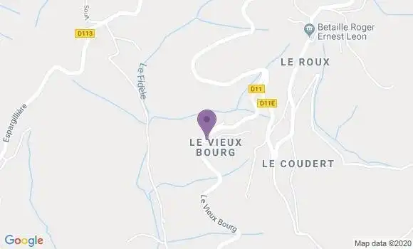 Localisation St Sylvain Ap - 19380