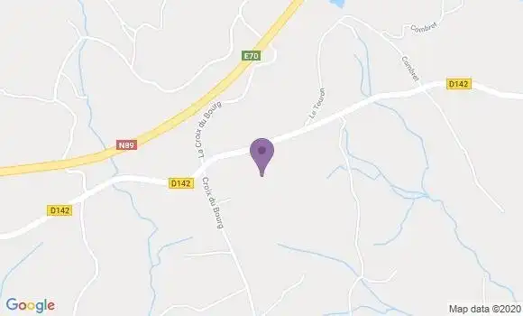 Localisation St Yrieix le Dejalat Bp - 19300