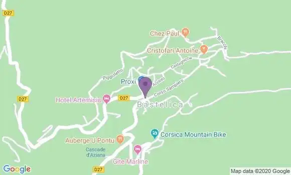 Localisation Bastelica Bp - 20119