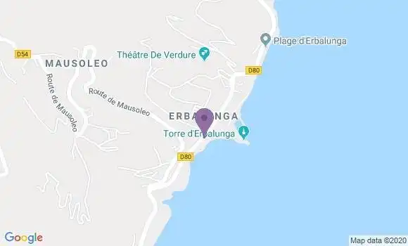 Localisation Erbalunga - 20222
