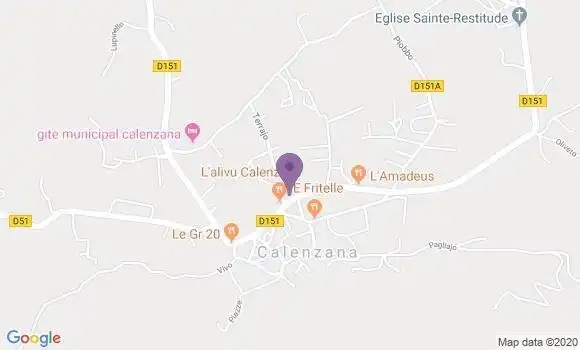 Localisation Calenzana - 20214