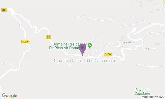 Localisation Castellare Di Casinca Bp - 20213