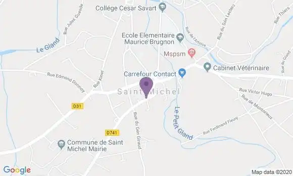 Localisation Saint Michel - 02830