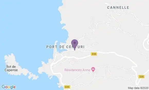 Localisation Centuri - 20238