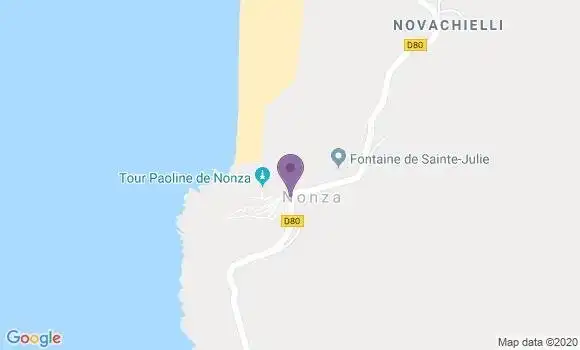 Localisation Nonza Bp - 20217