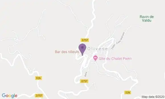 Localisation Olivese - 20140