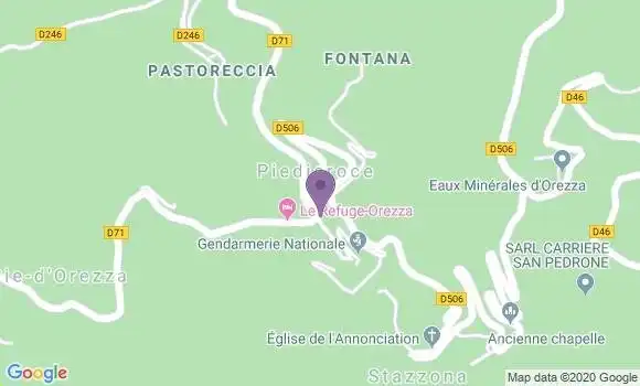Localisation Piedicroce - 20229