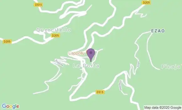 Localisation La Porta - 20237