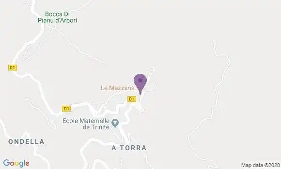Localisation Sarrola Carcopino - 20167