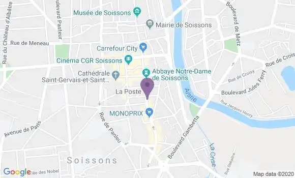 Localisation Soissons Principal - 02200