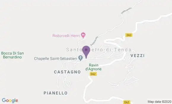 Localisation Santo Pietro Di Tenda - 20246