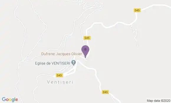 Localisation Ventiseri a Ap - 20240