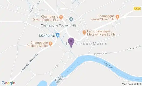 Localisation Trelou sur Marne Ap - 02850