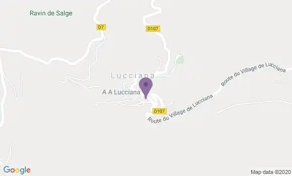 Localisation Lucciana Bp - 20290