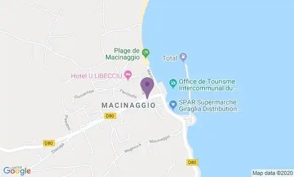 Localisation Macinaggio - 20248