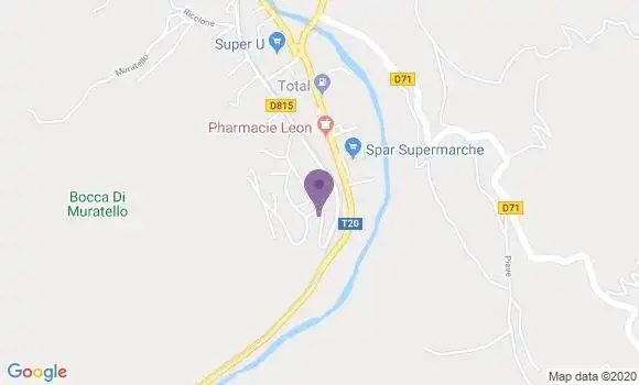Localisation Ponte Leccia - 20218