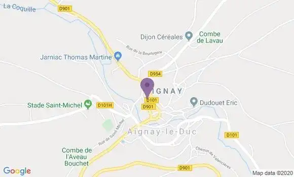 Localisation Aignay le Duc - 21510