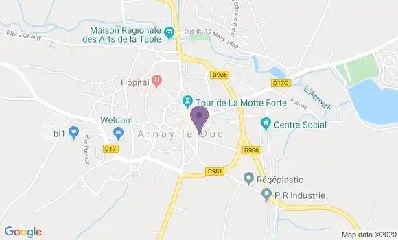 Localisation Arnay le Duc - 21230