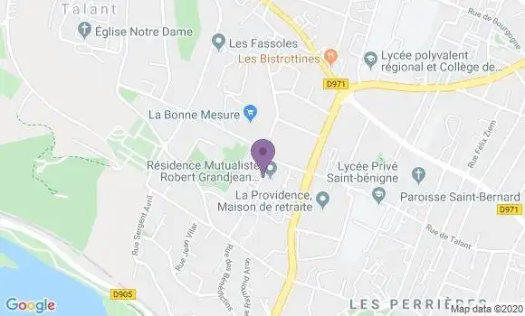 Localisation Talant Cerisiers Bp - 21240