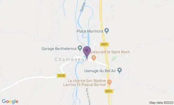 Localisation Chamesson Ap - 21400