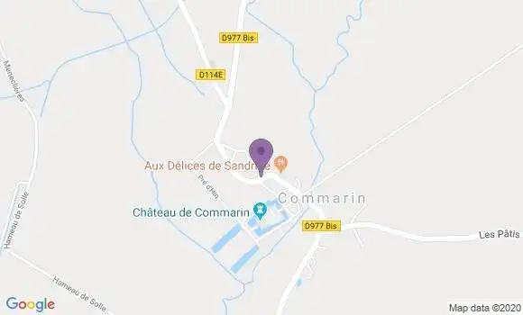 Localisation Commarin Bp - 21320
