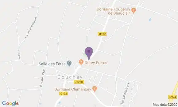 Localisation Couchey Ap - 21160