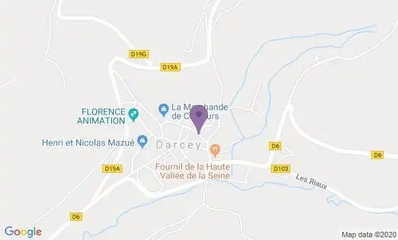 Localisation Darcey Frolois Ap - 21150