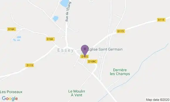 Localisation Essey Ap - 21320
