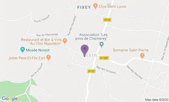 Localisation Fixin Bp - 21220