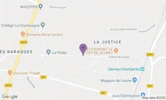 Localisation Gevrey Chambertin - 21220