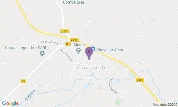 Localisation Lamargelle Ap - 21440