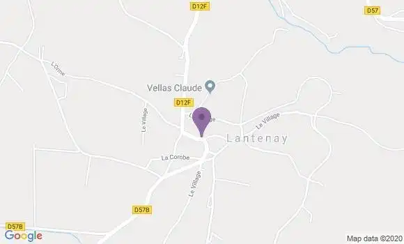 Localisation Lantenay Ap - 21370