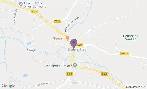 Localisation Leuglay Ap - 21290