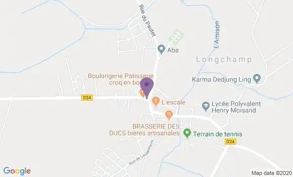Localisation Longchamp Ap - 21110