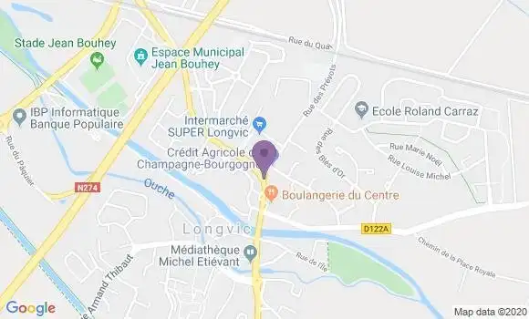 Localisation Longvic - 21600