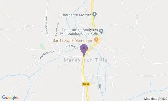 Localisation Marey sur Tille Ap - 21120