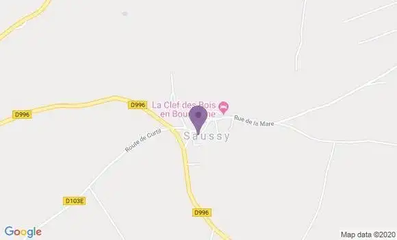 Localisation Messigny et Vantoux Bp - 21380