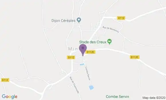 Localisation Minot Bp - 21510