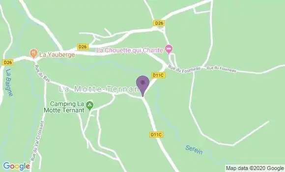 Localisation La Motte Ternant Ap - 21210