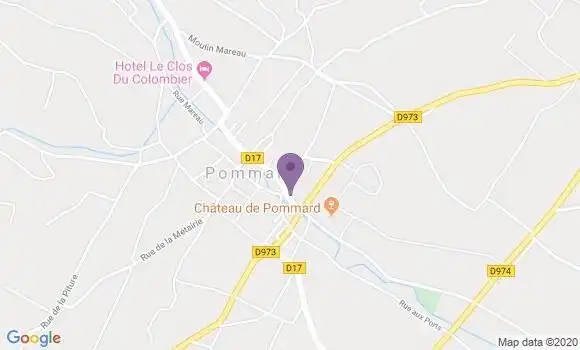 Localisation Pommard Bp - 21630