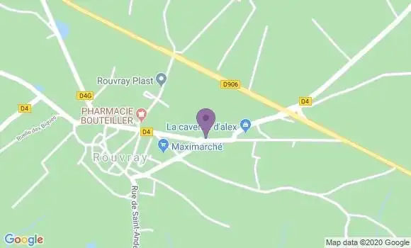 Localisation Rouvray Bp - 21530