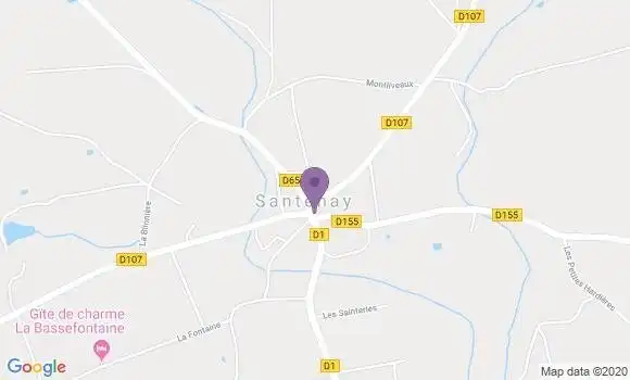 Localisation Santenay Bp - 21590