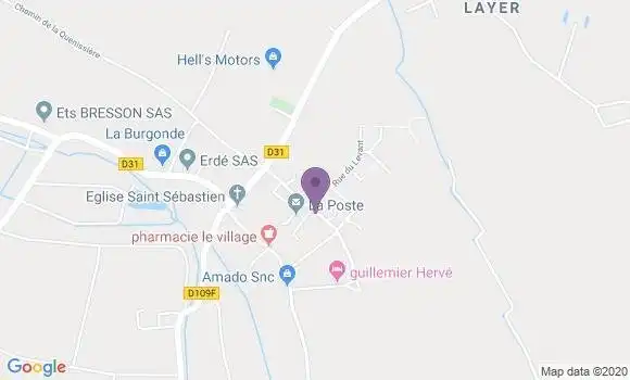 Localisation Saulon la Chapelle Bp - 21910