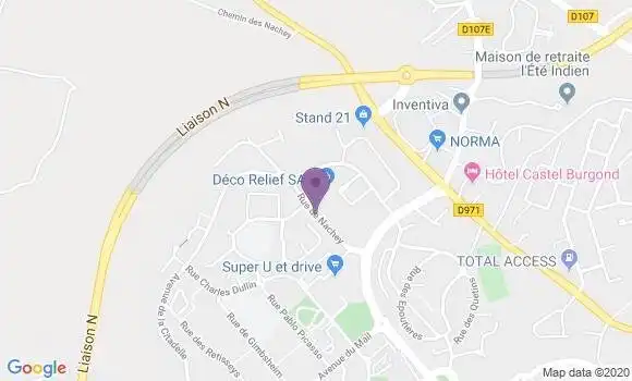 Localisation Talant - 21240