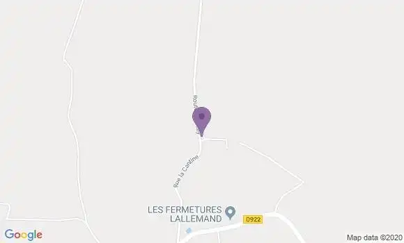 Localisation Thury Ap - 21340