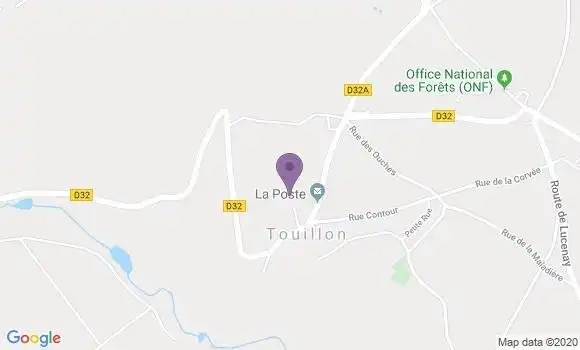 Localisation Touillon Ap - 21500