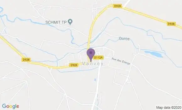 Localisation Vanvey Ap - 21400
