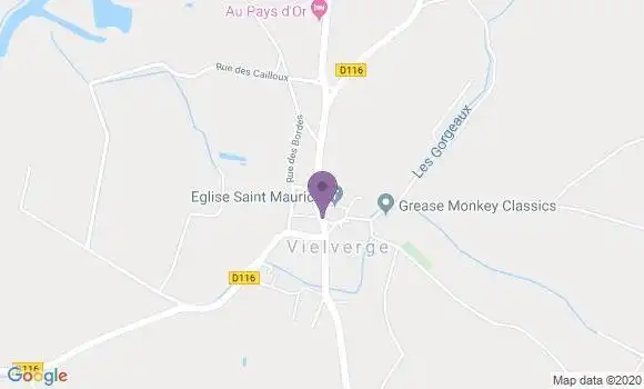 Localisation Vielverge Ap - 21270