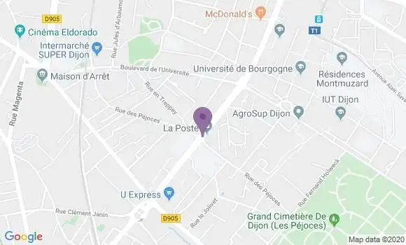 Localisation Dijon Mansard - 21000