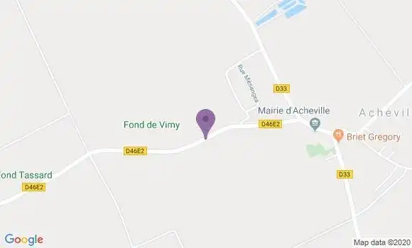 Localisation Wimy Bp - 02500
